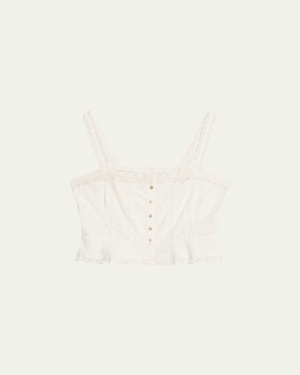 Vietta Lace-Trim Cami